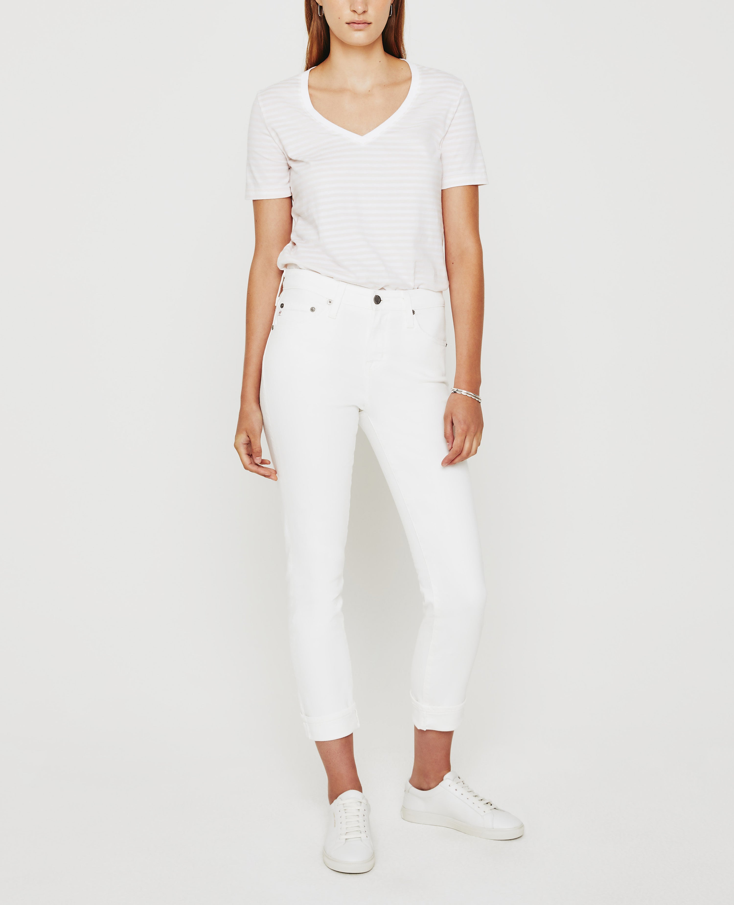 Womens Ex Boyfriend Slim 1Yr Tonal White