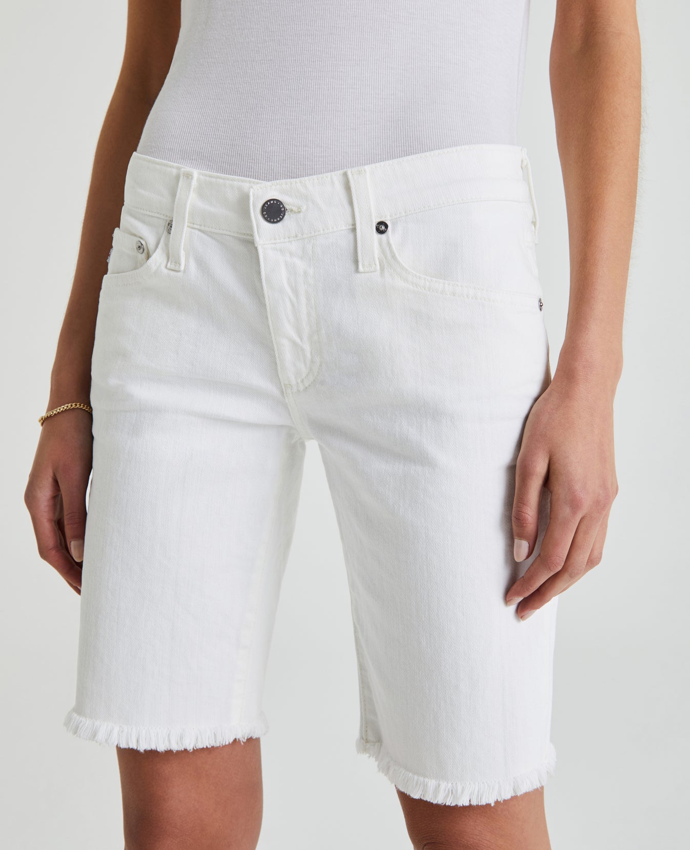 Nikki Short 1 Year Tonal White Womens Bottom Photo 2