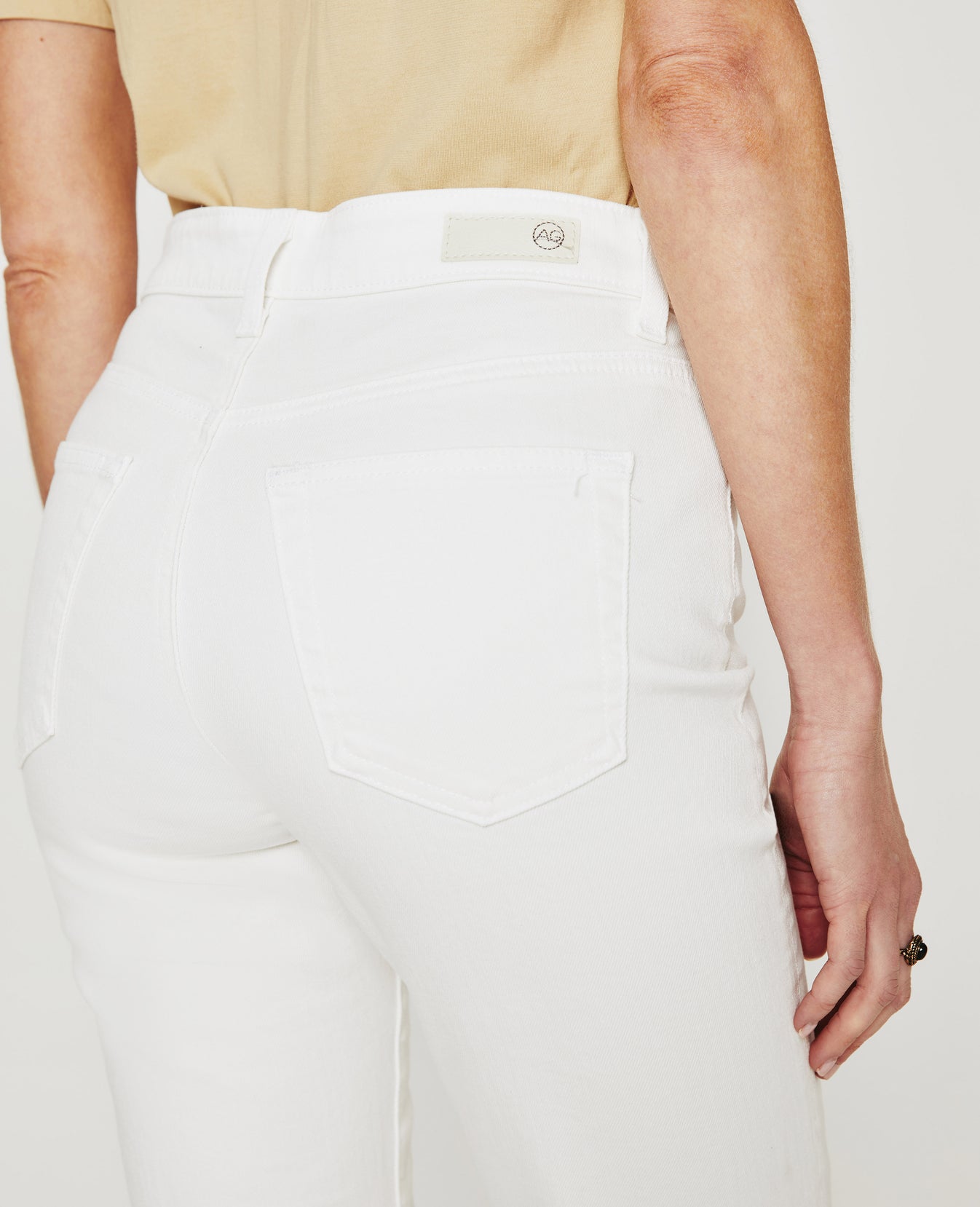 Saige Modern White Womens Bottom Photo 5