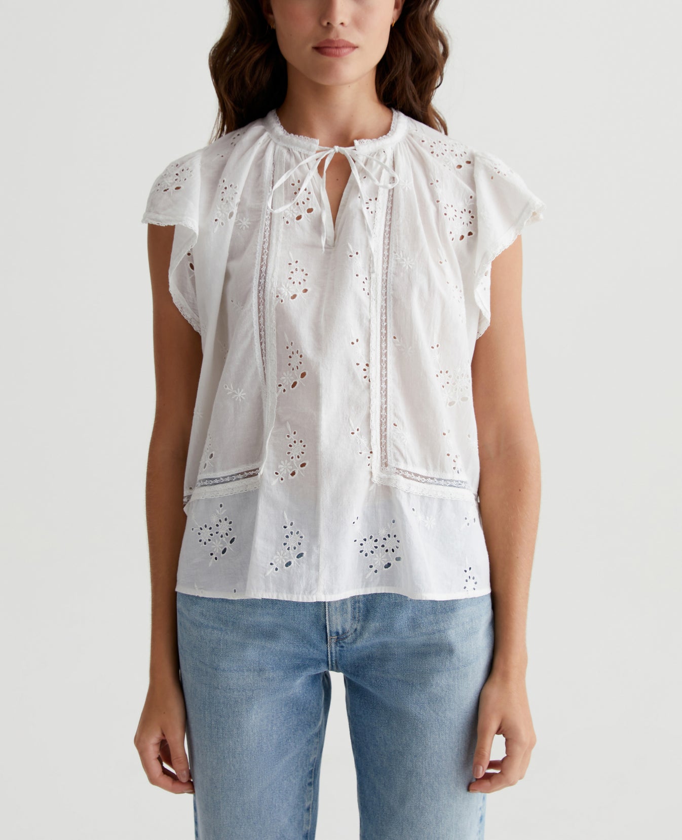 Khari Top True White Womens Top Photo 1