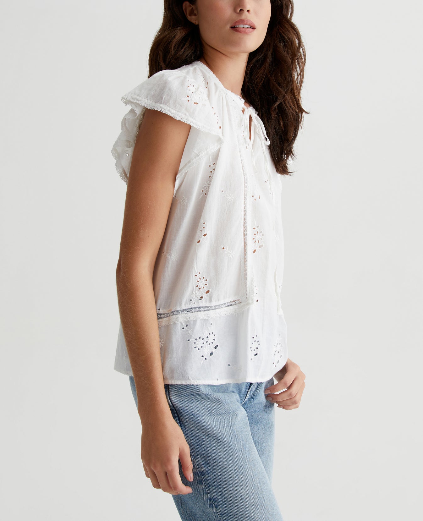 Khari Top True White Womens Top Photo 4