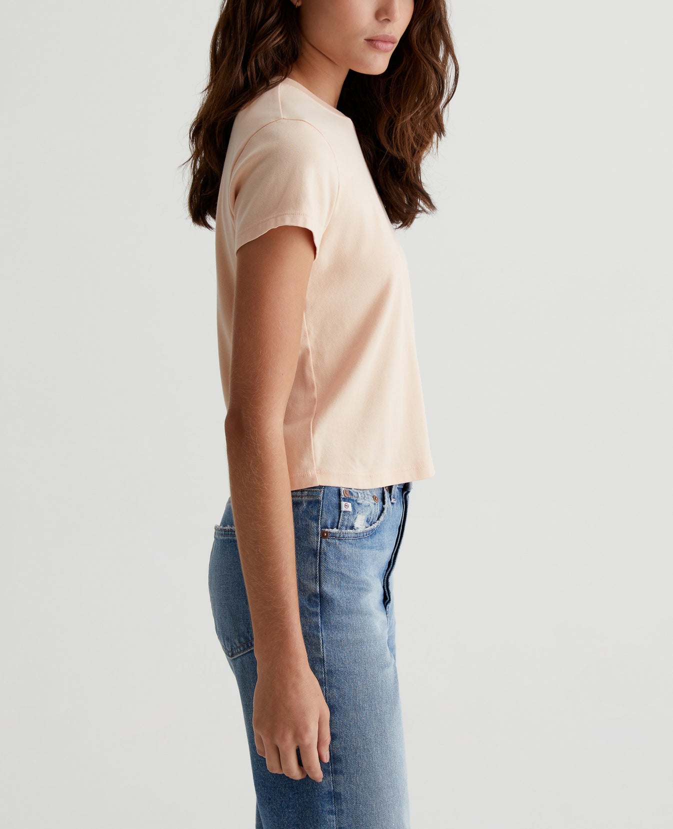 Sadie Crew Mellow Peach Womens Top Photo 4