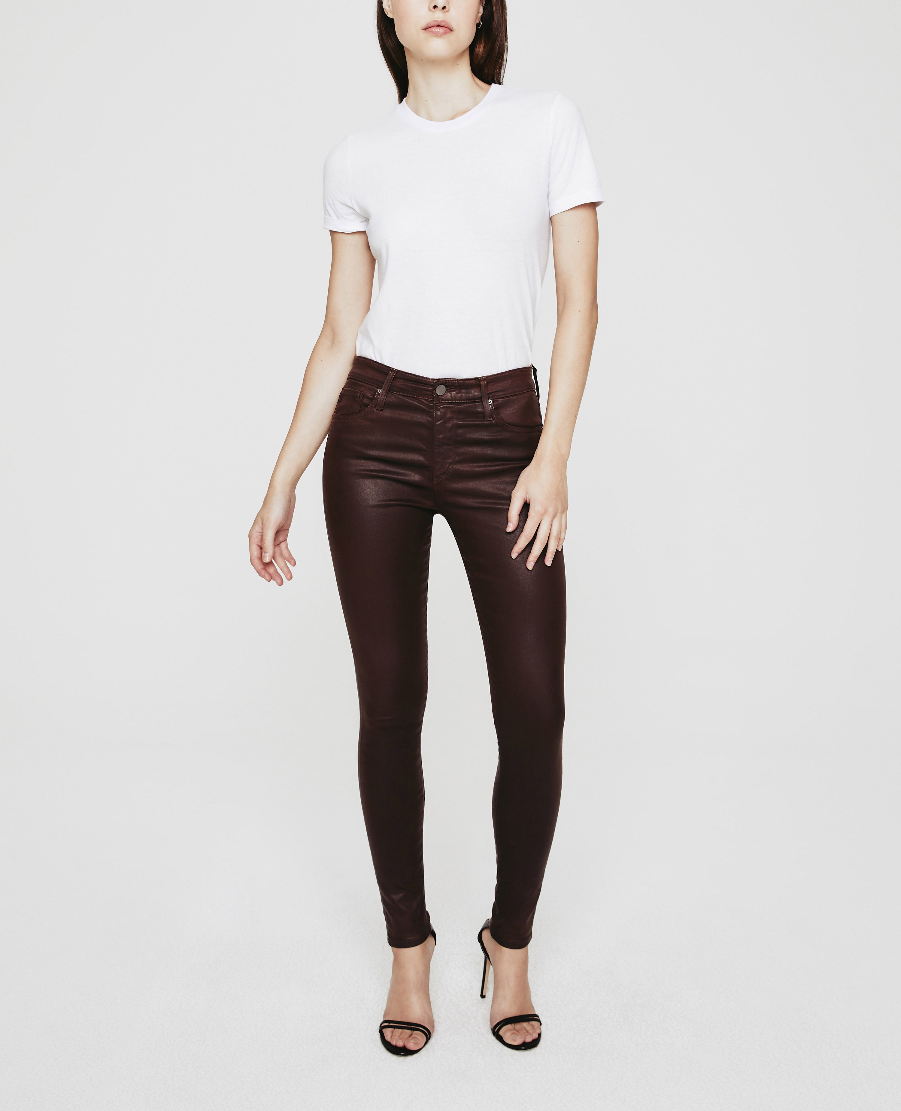 Ag leatherette ankle outlet leggings