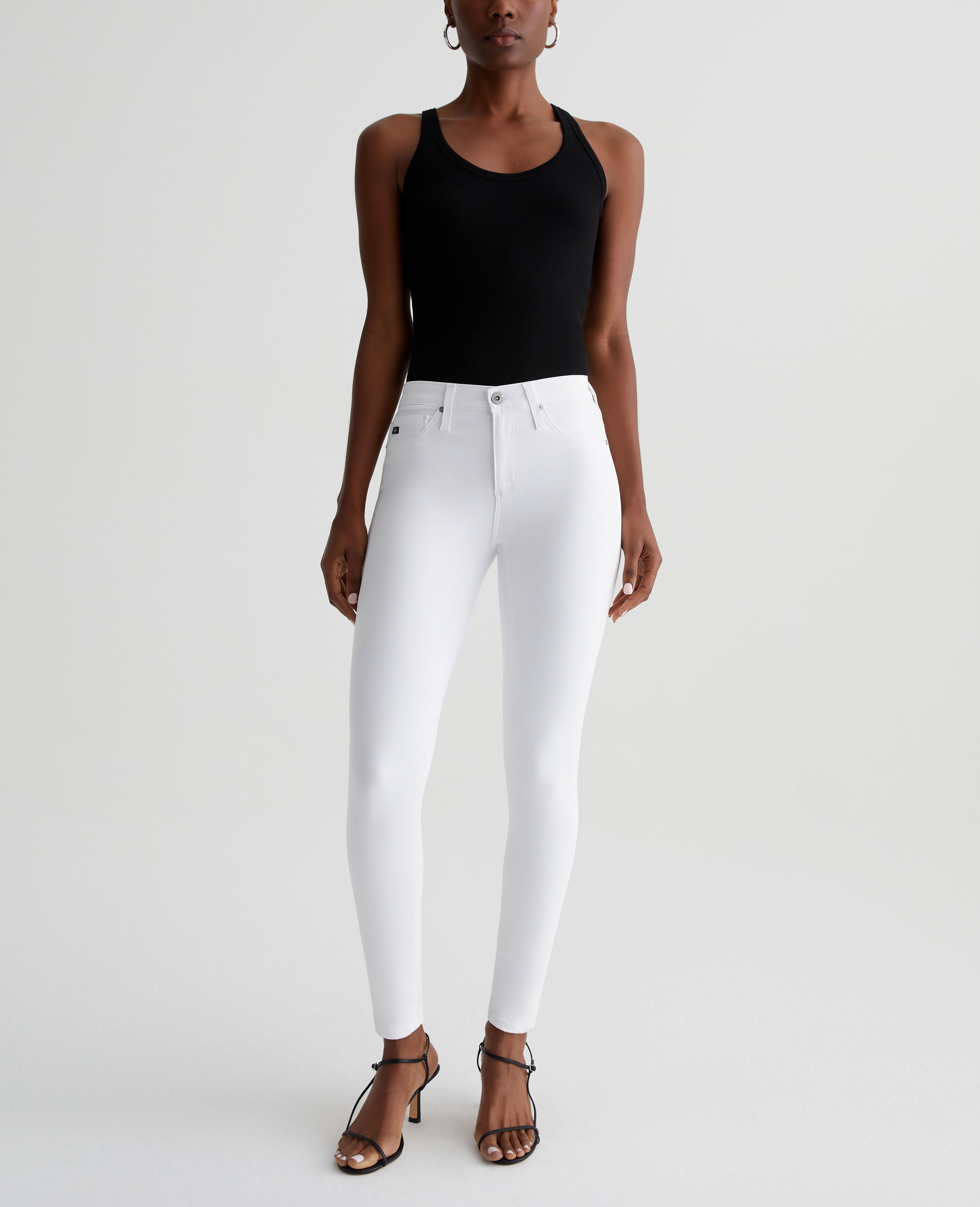 Womens Legging Ankle White