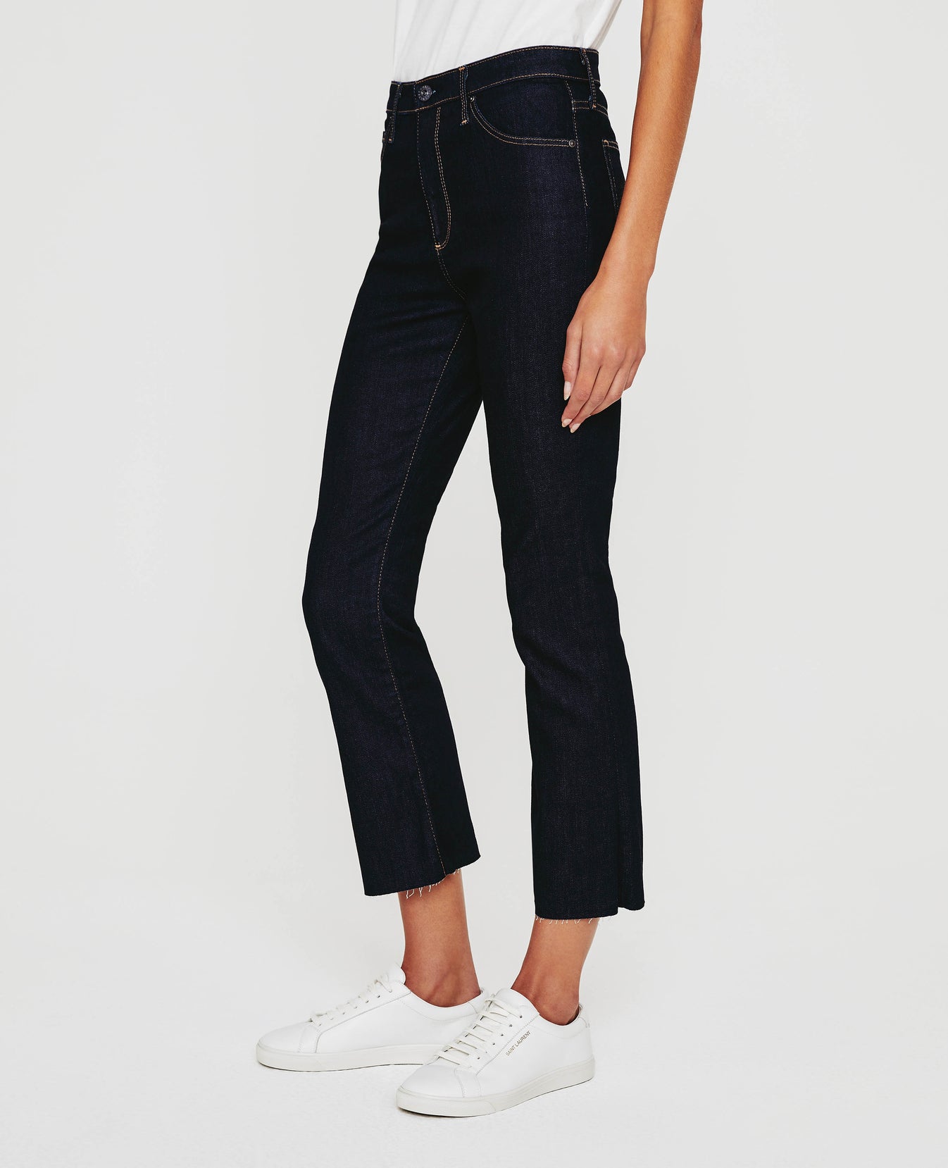 Jodi Crop Authentic High-Rise Flare Crop Women Bottoms Photo 6