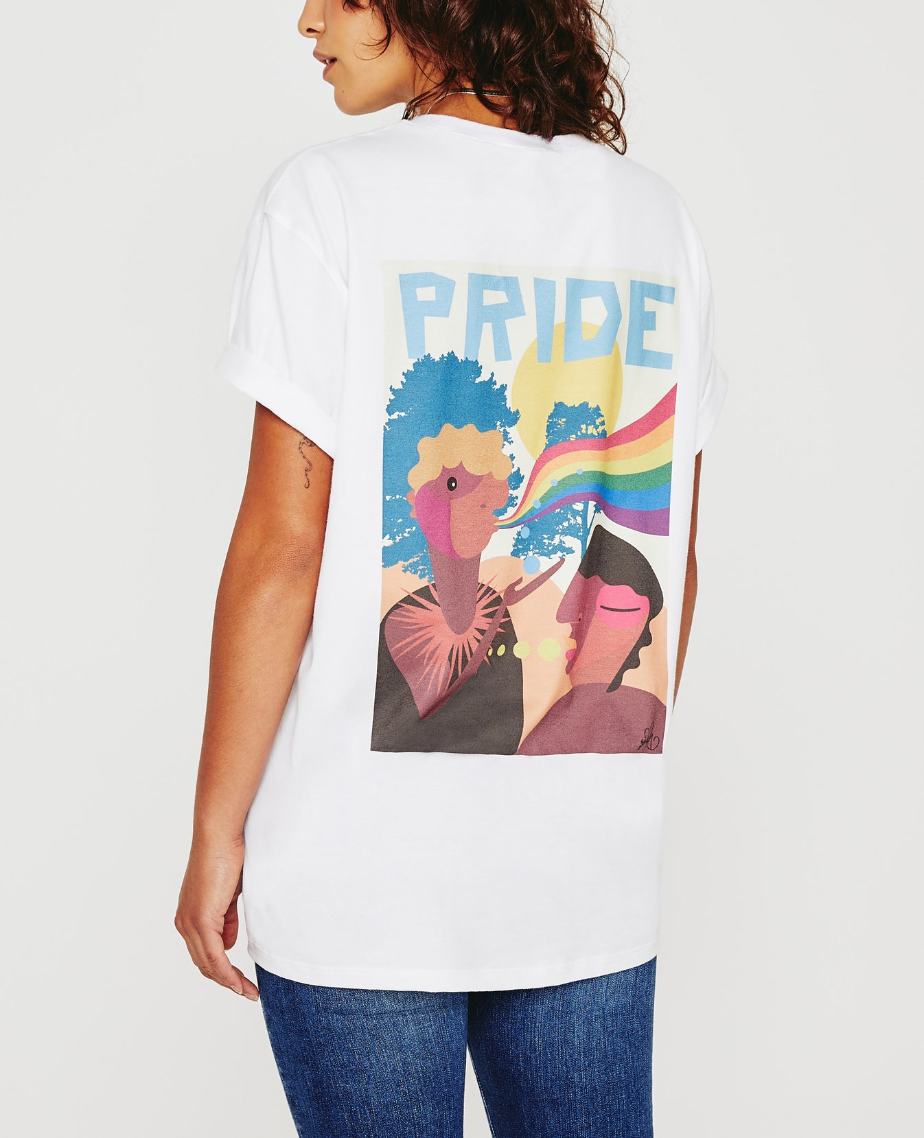 Bryce Crew Pride Is Belonging True White Mens Top Photo 1