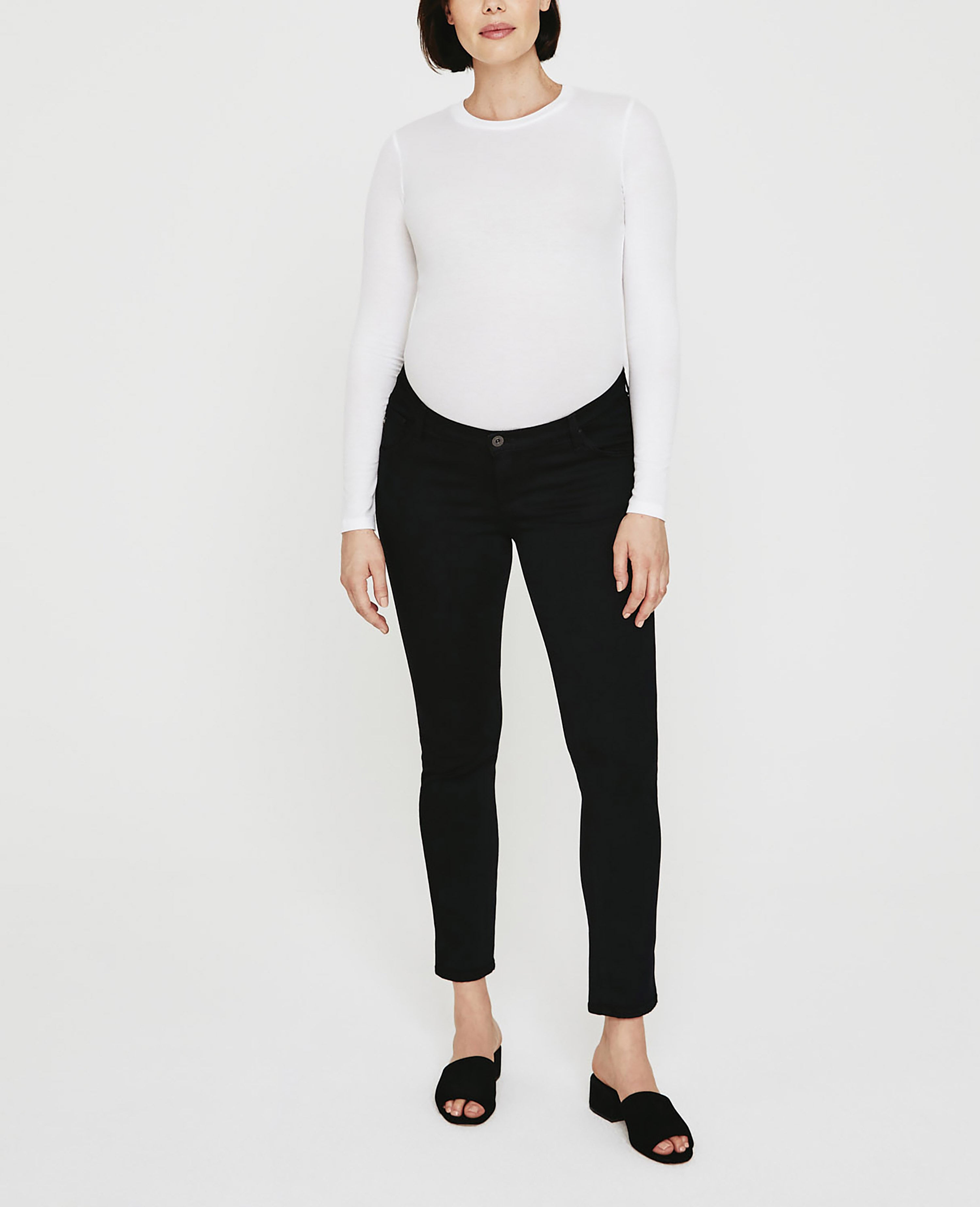 Maternity Tailored Slim Leg Trousers | boohoo