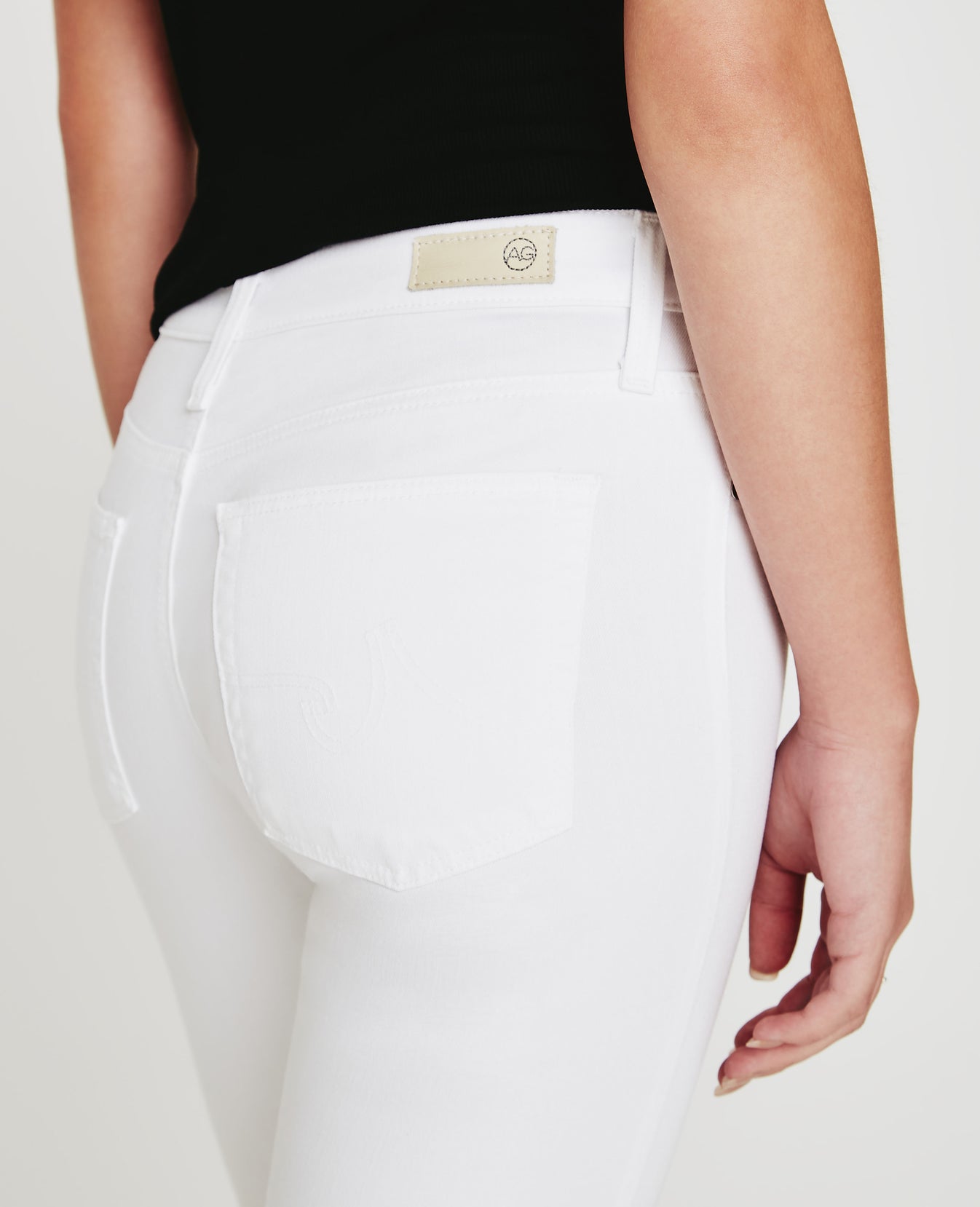 Farrah Skinny White Womens Bottom Photo 5