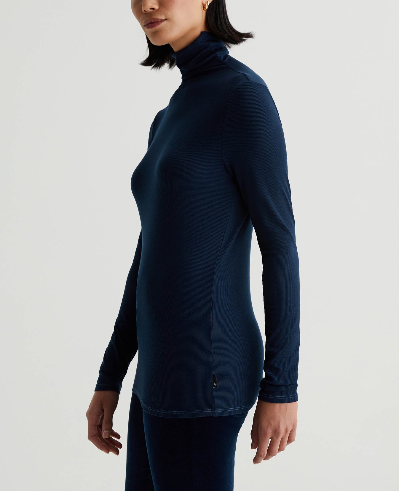 Chels Turtleneck Atlantic Night Womens Top Photo 2