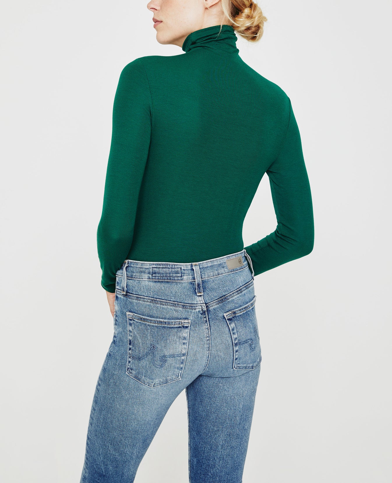 Chels Turtleneck Village Pine Slim Turtleneck Women Top Photo 6