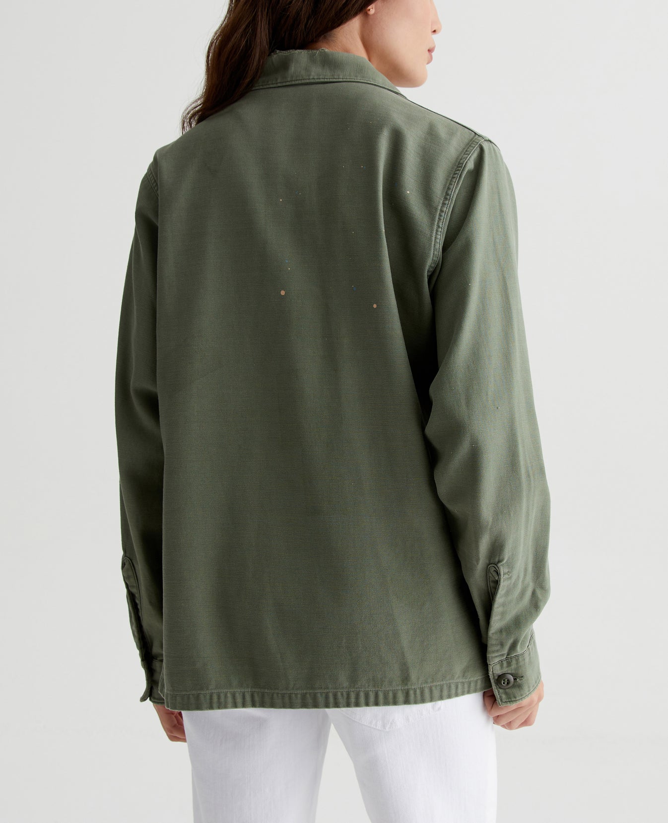 Blake Jacket Stone Dot Vintage Green Womens Top Photo 4